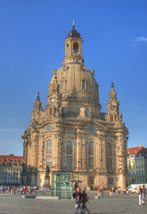 Fototapeta na wymiar HDR Frauenkirche