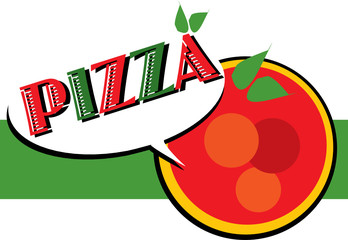 job series - pizza logo