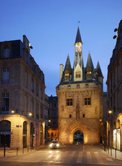 Fototapeta na wymiar City Gate Porte Cailhau z Bordeaux, Francja