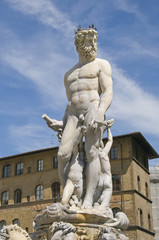 Firenze, fontana del Nettuno