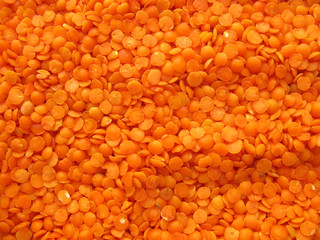 Lentils daal pulse lens orange