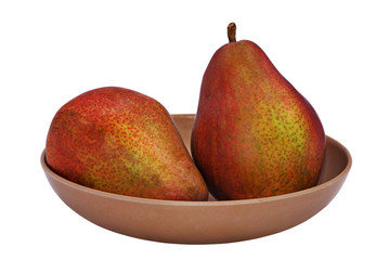 Two Pears in Bowl