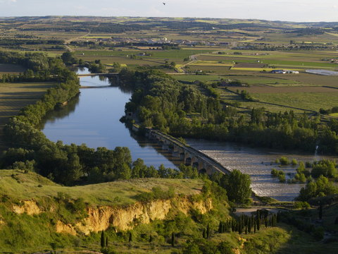 Río Duero a su paso por Toro (Zamora)