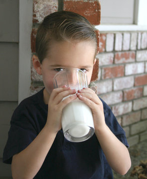 Boy with Milk 2