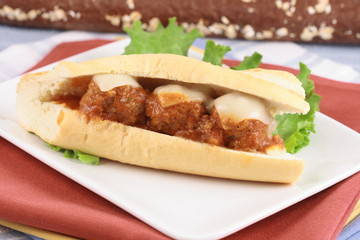 meatballs sandwich