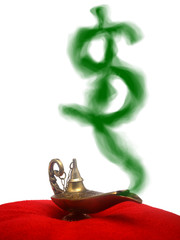 Smoking Genie Lamp © Daniel Wiedemann