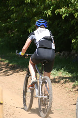 Fototapeta premium mtb-rennen
