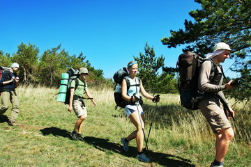 Fototapeta premium Summer hike