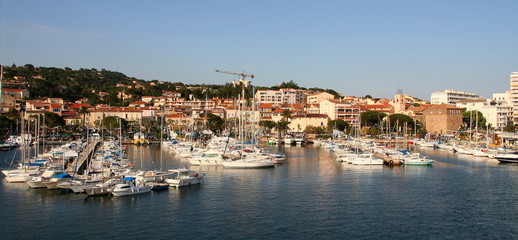 Fototapeta na wymiar Port w Ste Maxime