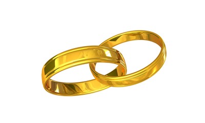 Goldringe dünn mit mehrfarbiger spiegelung