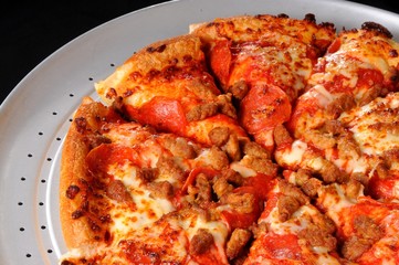 Sausage And Pepperoni Pizza