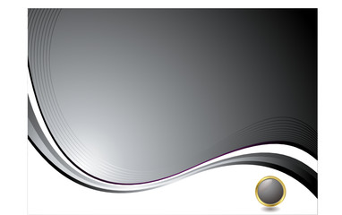 Silver illustrated background with copy space and button