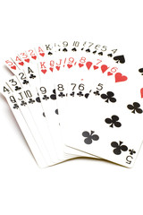 Obraz premium cards on white