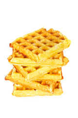 Stack of waffles