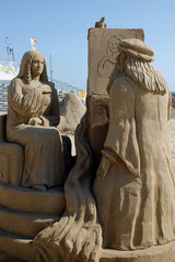 statue di sabbia