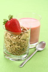 healthy breakfast - musli