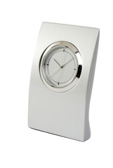 Clock on white background