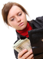 giving money