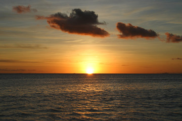 Sunset from Island Bora Bora