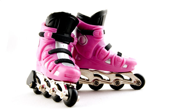 pink rollerscates