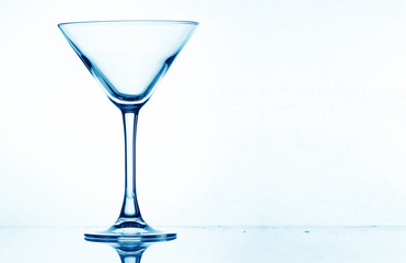 martini glass splash