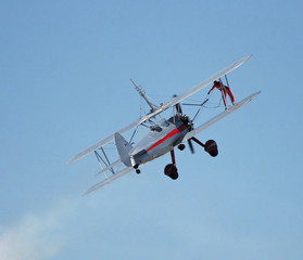 Wingwalker & Plane © Clarence Alford