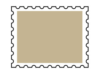 Fototapeta premium blank postage stamp