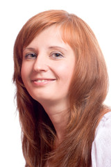 Naklejka premium Redhead woman