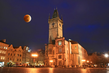 The old town square in Prague