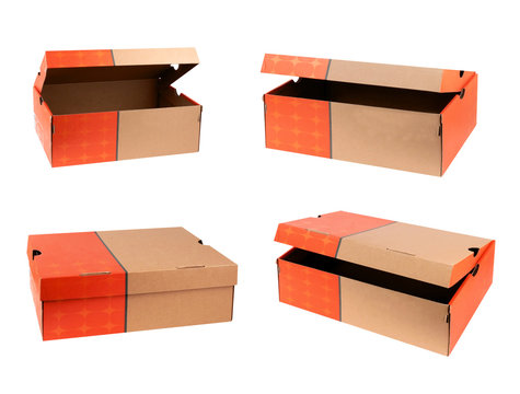 Four views of a box