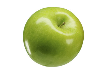 Apfel Granny Smith isoliert ganz