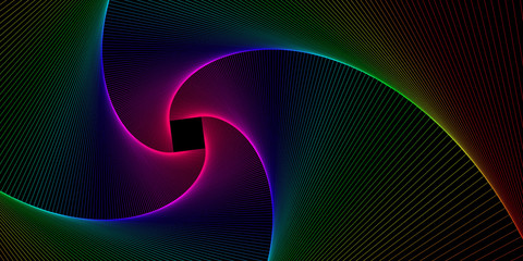 Naklejka premium spirale pano
