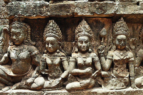 Cambodia; Angkor; leper king terrace