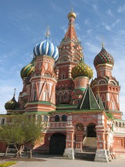 Fototapeta na wymiar Moskwa, Rosja, St.Basil (Pokrovskiy) katedra