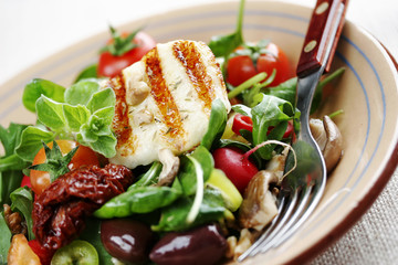 fresh luxurious salad