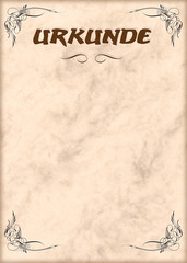 Urkunde