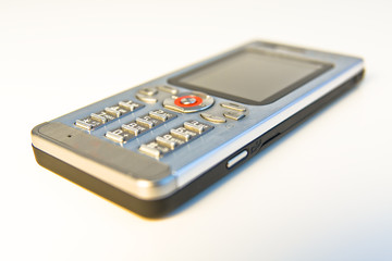 cell phone on white background