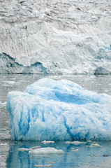 Image of Icebergs drifting at the Disko Bay of Greenland.