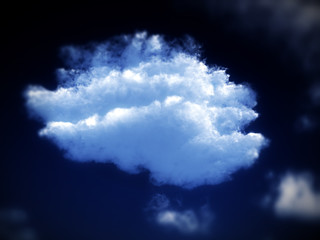 Obraz premium White Cloud 105