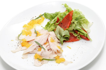 Chicken breasts carpaccio