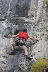 rock climbing