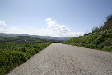 strada - via - asfalto - landscape