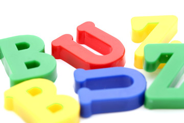Fototapeta premium Close-up of letters