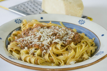 Tagliattelle al rag&ugrave;
