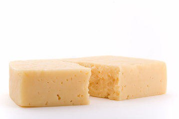 cheese with a rough crack
