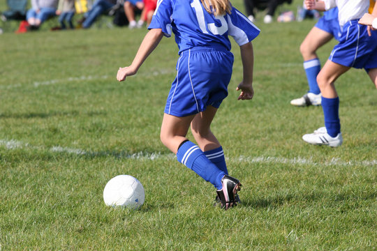 Youth Teen Soccer Player in Action 13
