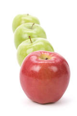 Green Apple red apple