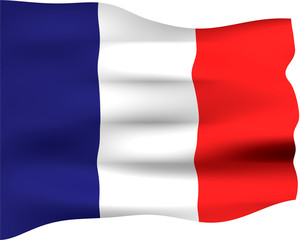 Obraz premium 3D Flag of France