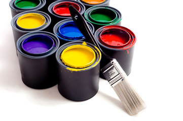 Cans of Paint