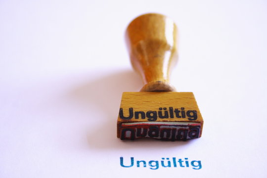 Ung&uuml;ltig